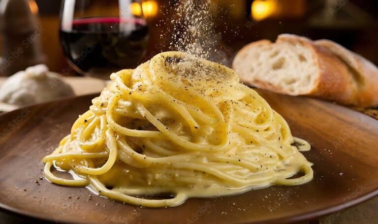 Cacio e pepe-sås